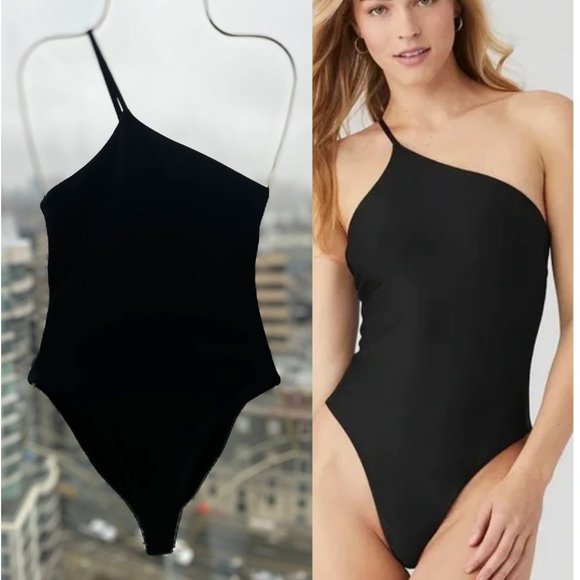 🆕 ALO YOGA 🧿 Airlift Plie Bodysuit Black - Size XXS - BNWOT - Picture 1 of 14